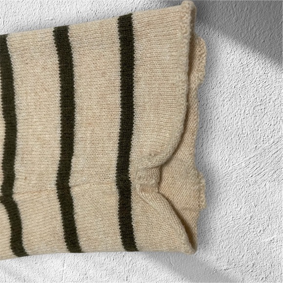 H&M Cream and Brown Cardigan Sweater with V-Neck - Picture 7 of 11